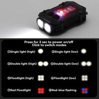 Taktische USB-aufladbare Taschenlampe - LumiTac Mini