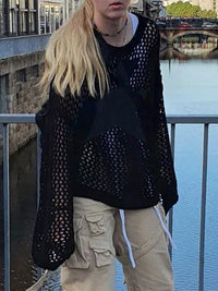 Sille Häkelpullover | Setze auf den Grunge-Look