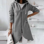Damen-Hoodie-Weste mit Reißverschluss und Kapuze – Shaly
