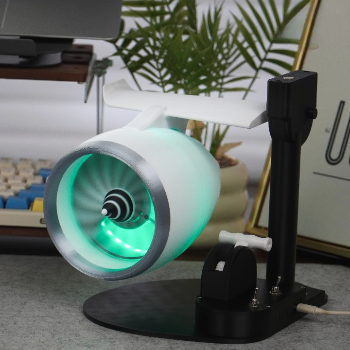 Turbojet Fan-Type Mist Humidifier with RGB Lighting – AeroMist