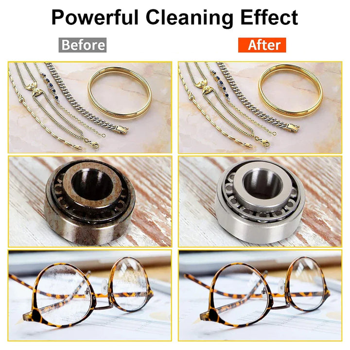 Ultrasonic Glasses Cleaners 40kHz Stainless Steel Jewelry Cleaning Machine – ClearWave 