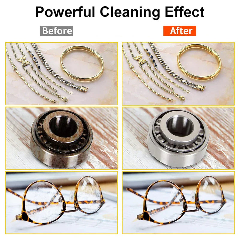 Ultrasonic Glasses Cleaners 40kHz Stainless Steel Jewelry Cleaning Machine – ClearWave 