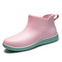 Damen Regenstiefel wasserdicht mit gestricktem Schaft & rutschfester Sohle – Liora