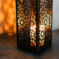 Bronzenes Vintage Windlicht - Victor