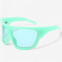 Übergroße Steampunk Sport-Sonnenbrille mit Wraparound-Design – Ignix
