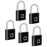 Intelligentes Fingerabdruck-Vorhängeschloss mit USB-Aufladung & wasserdichtem Design – Titan