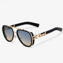 Übergroße Steampunk Sonnenbrille mit polarisierten Gläsern – Arclight