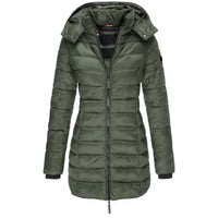 Damenparka mit Kapuze und Daunenfüllung - Elena