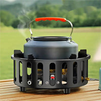 7-Kern tragbare Camping-Gaskocher mit elektronischer Zündung – Kael