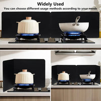 Foldable Stainless Steel Grease Splatter Guard 2-Sided Oil Protection – CookShield 