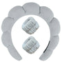Plüsch Spa Stirnband & Handgelenkband Set - Fluffiea