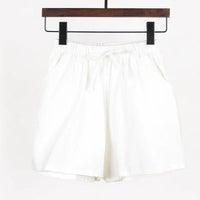 Luftige Damen-Leinen-Shorts mit Hoher Taille und Sportlicher Passform – Fenja