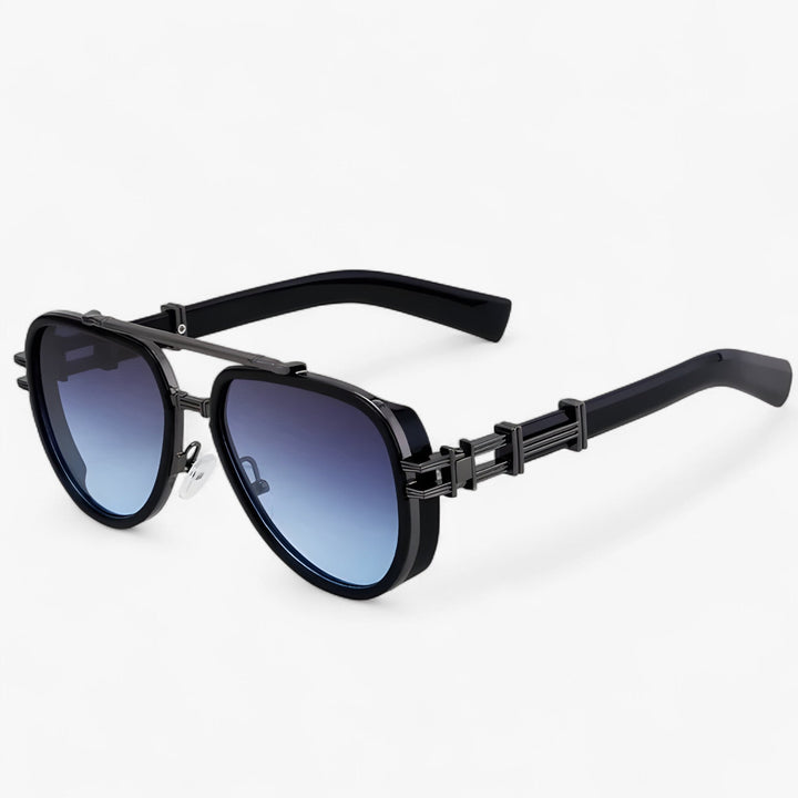 Oversized Steampunk Zonnebril met Gepolariseerde Glazen – Arclight