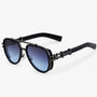 Übergroße Steampunk Sonnenbrille mit polarisierten Gläsern – Arclight