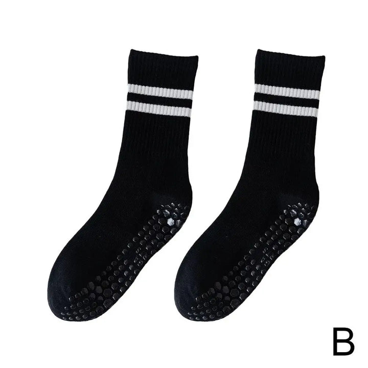 Rutschfeste Mid-Tube-Sportsocken für Fitness und Yoga - GripFit
