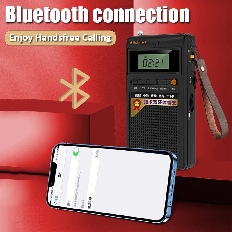 Draagbare Bluetooth Radio en MP3-speler - SoundPocket Mini