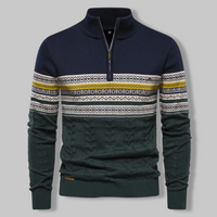 Gestreifter Zip-Pullover - SummitZip