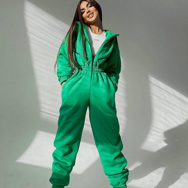 Jayda Hoody Onesie | A onesie that looks fashionable