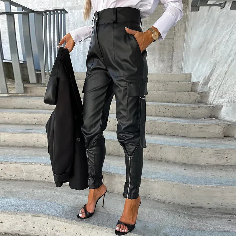 Trendige Damen-Lederhose - Sophie