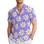 Herren Sommerhemd mit Blumenprint und Reverskragen – Elian