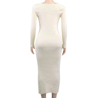 Vina Geripptes Kleid | Stilvoll & Warm