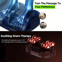 Extra großer elektrischer Shiatsu-Fuß- und Wadenmassager mit Wärmefunktion – Orion