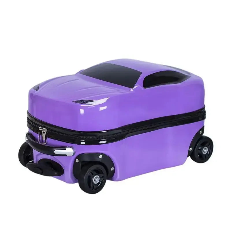 Harde Kinderkoffer met Auto Ontwerp – Turin