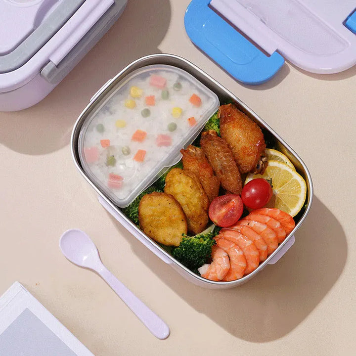 1.5L Electric Lunch Box Food Warmer 60W Portable Leak-Proof Warmer