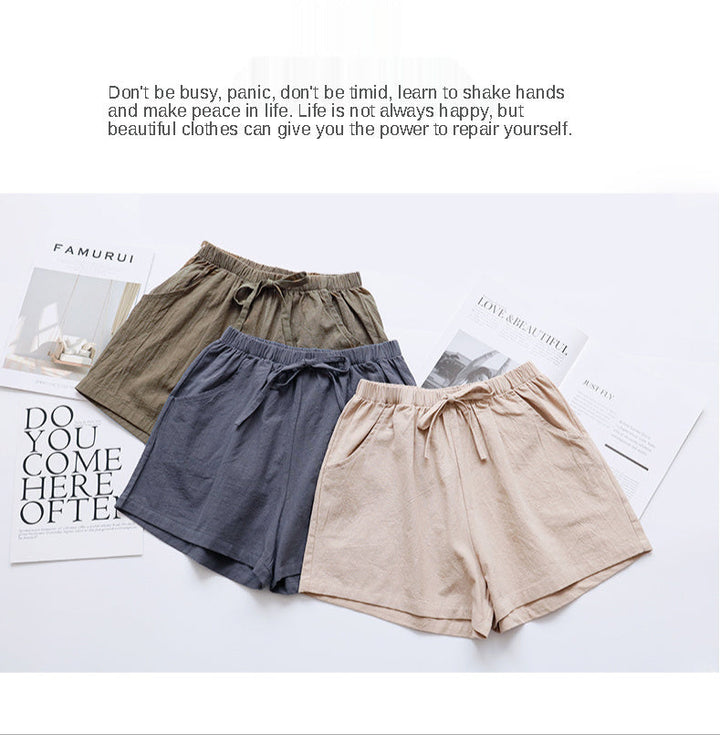Lindy Shorts | Hochwertiges Leinen & Baumwolle