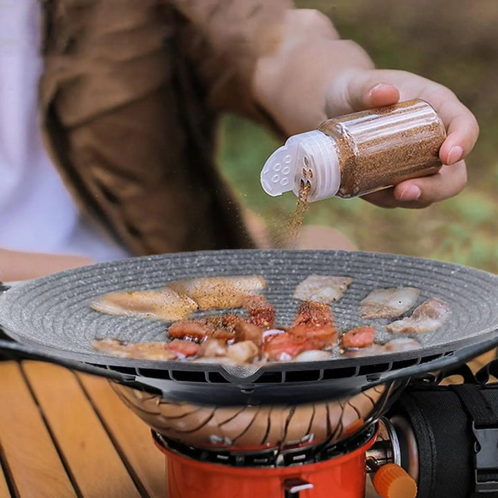 Portable Aluminum Grill Pan with Handles for Camping &amp; BBQ – Arlo