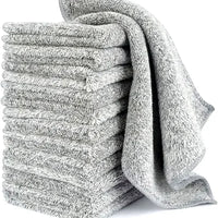 5-Piece Microfiber Cleaning Cloth Set - Soft & Absorbent, Reusable 1