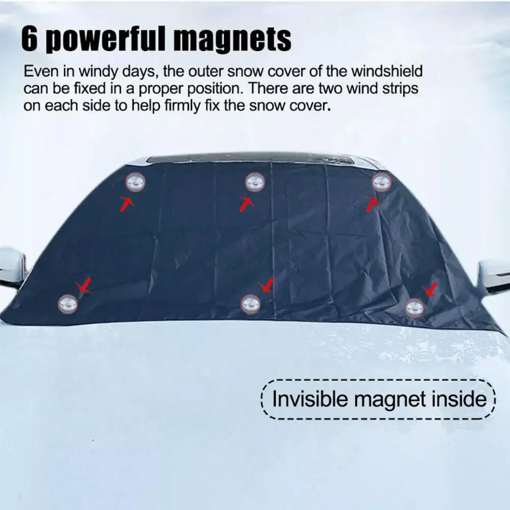 Magnetische All-Weather Voorruit Hoes – FrostGuardia