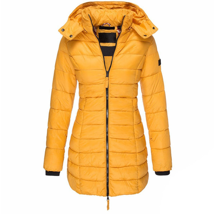 Damenparka mit Kapuze und Daunenfüllung - Elena