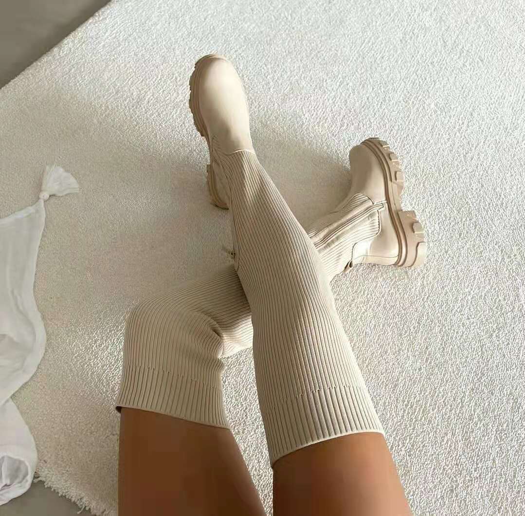 Overknee-Sockenstiefel - Luna