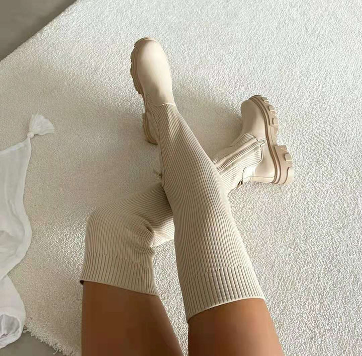 Overknee-Sockenstiefel - Luna