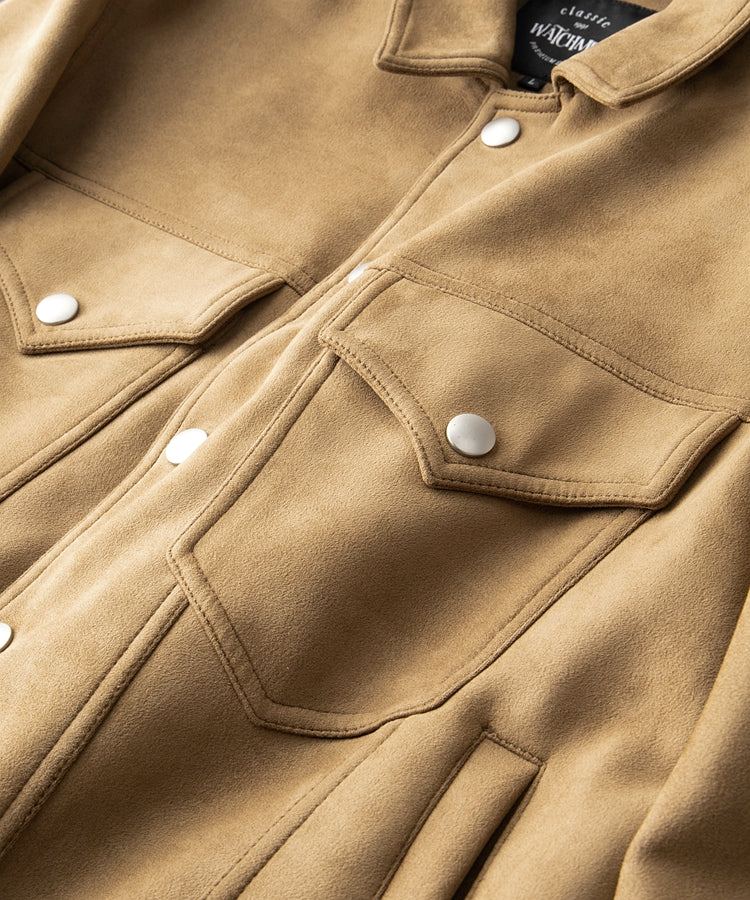 Wildleder-Look Herrenjacke – Rafael