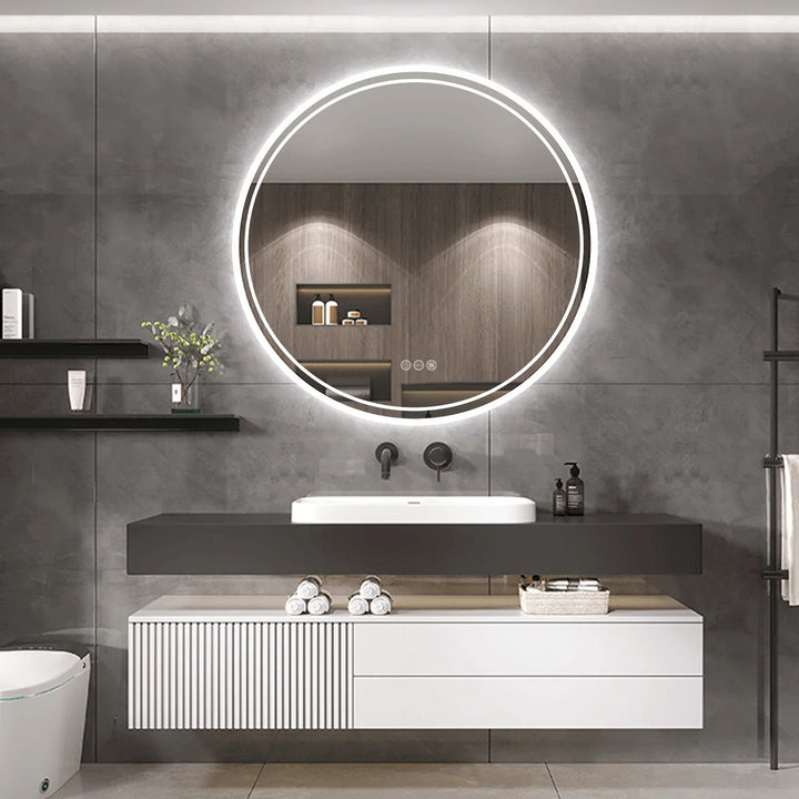 Beleuchteter runder Badezimmerspiegel - LumiMirror