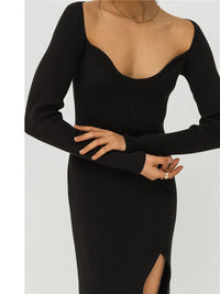 Vina Geripptes Kleid | Stilvoll & Warm