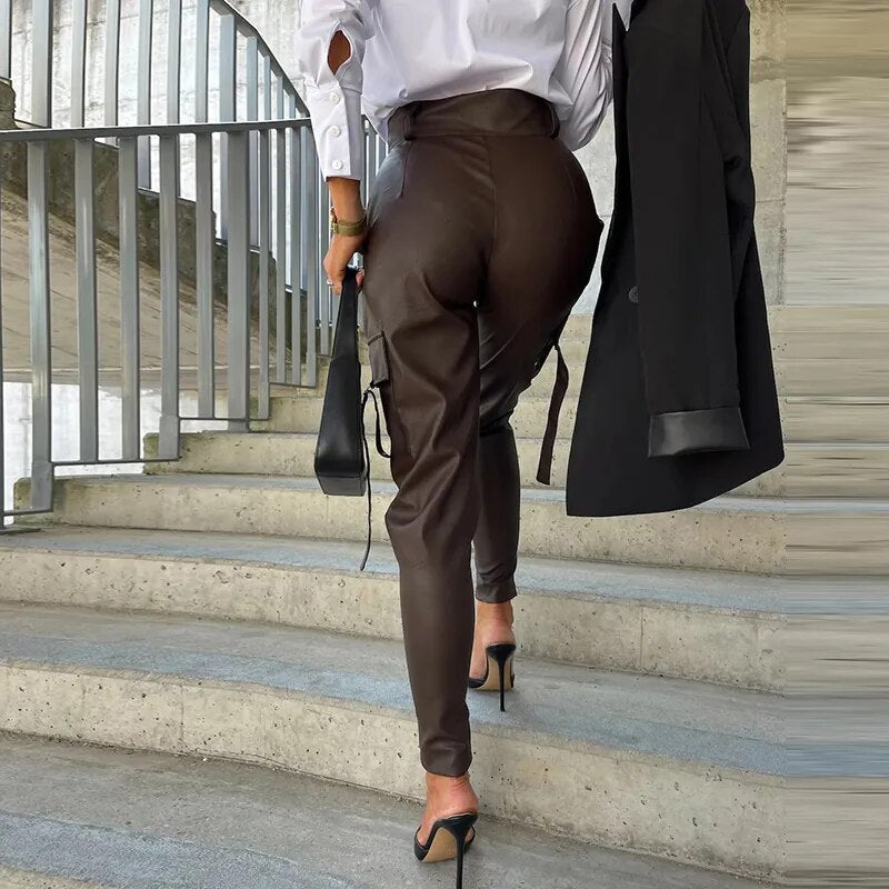 Trendige Damen-Lederhose - Sophie