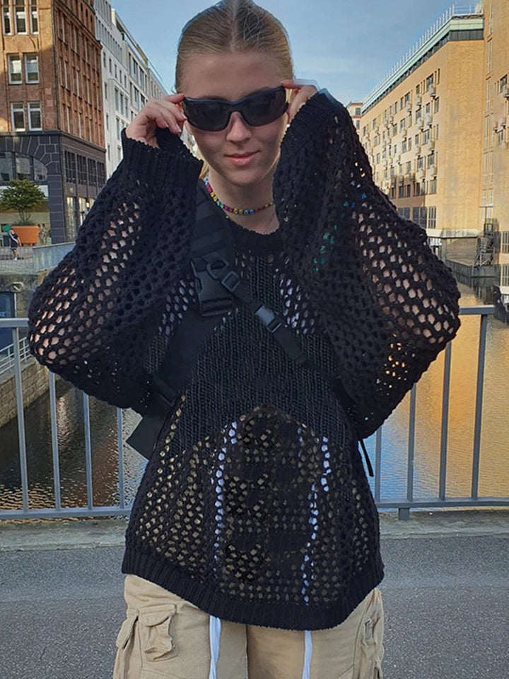Sille Häkelpullover | Setze auf den Grunge-Look