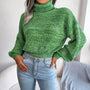 Bequemer gestrickter Rollkragenpullover - Emilia