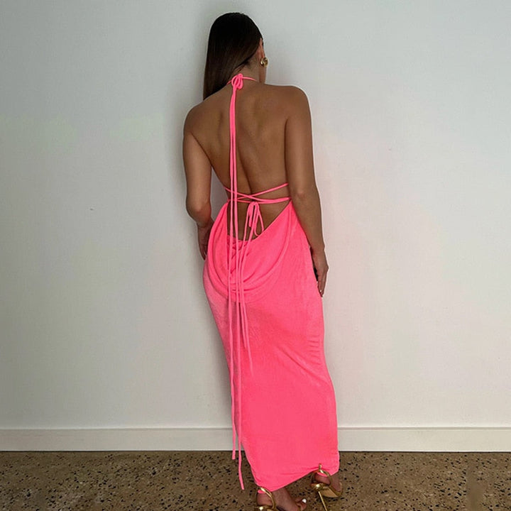 Fayen Low Back Dress | Make a stunning entrance & exit