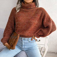 Bequemer gestrickter Rollkragenpullover - Emilia
