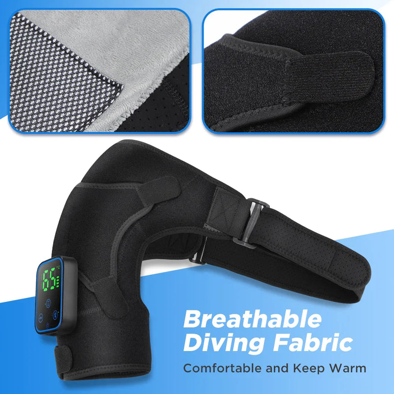 3-in-1 Electric Shoulder, Elbow, and Knee Massager with Heating &amp; App Control – ReliefPro 