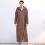 Flanell-Bademantel mit Kapuze für Paare – CosyHug