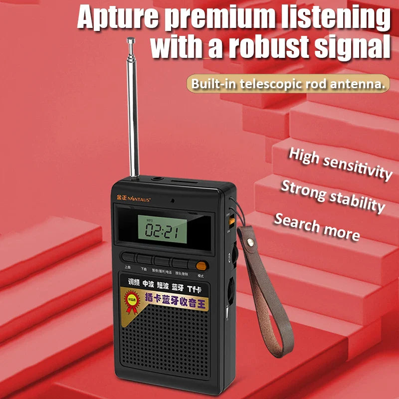 Draagbare Bluetooth Radio en MP3-speler - SoundPocket Mini