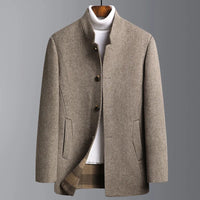 Half-length Men's Coat Made of Wool-Cashmere – Victor