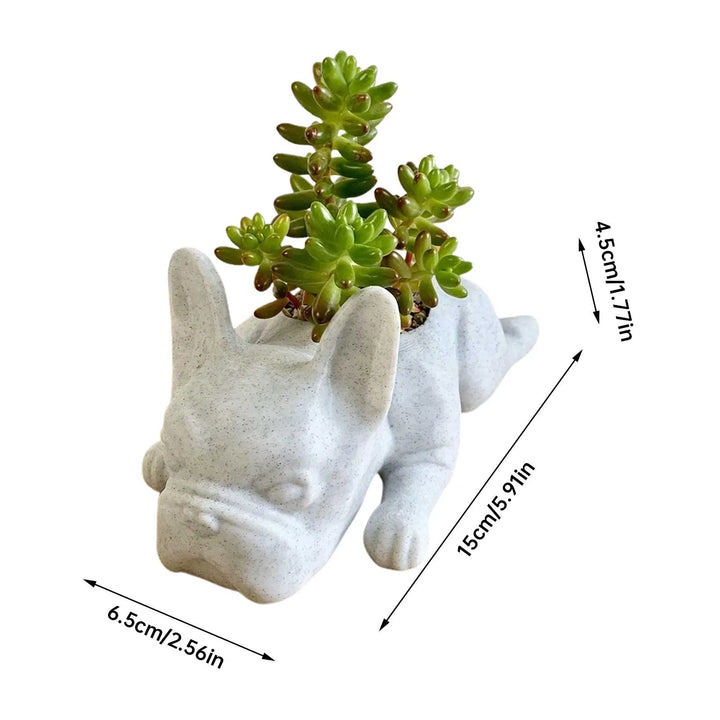 Hunde-Harz-Sukkulenten-Planter - Buddy