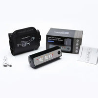 Rechargeable LCD Upper Arm Blood Pressure Monitor with Voice Control – VitalScan 