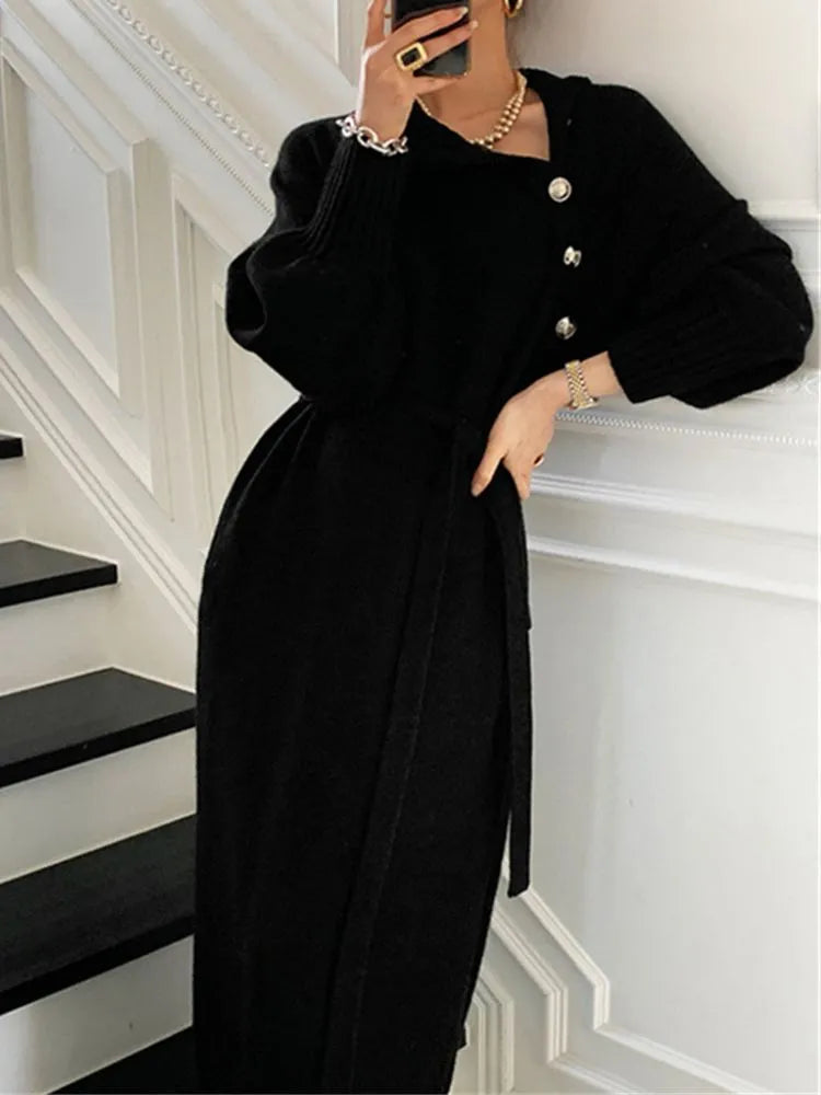 Rian Knitted Dress | Vintage & Warm
